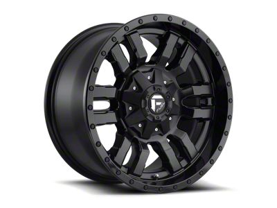 Fuel Wheels Sledge Gloss Matte Black 8-Lug Wheel; 18x9; 20mm Offset (08-10 F-350 Super Duty SRW)