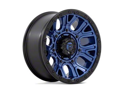 Fuel Wheels Traction Dark Blue with Black Ring 8-Lug Wheel; 20x9; 1mm Offset (08-10 F-350 Super Duty SRW)