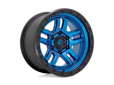 Fuel Wheels Ammo Blue with Black Lip 6-Lug Wheel; 17x9; -12mm Offset (09-14 F-150)