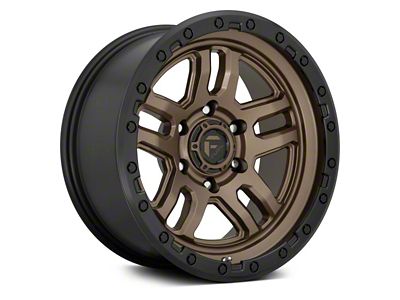 Fuel Wheels Ammo Matte Bronze with Black Bead Ring 6-Lug Wheel; 20x9; 1mm Offset (09-14 F-150)