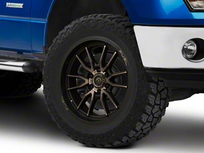 Fuel Wheels Clash Matte Black with Double Dark Tint 6-Lug Wheel; 20x10; -18mm Offset (09-14 F-150)