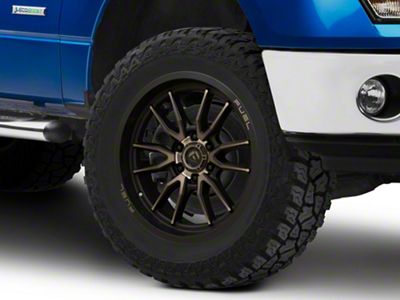 Fuel Wheels Clash Matte Black with Double Dark Tint 6-Lug Wheel; 20x9; 1mm Offset (09-14 F-150)