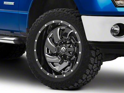 Fuel Wheels Cleaver Gloss Black Milled 6-Lug Wheel; 22x10; -18mm Offset (09-14 F-150)