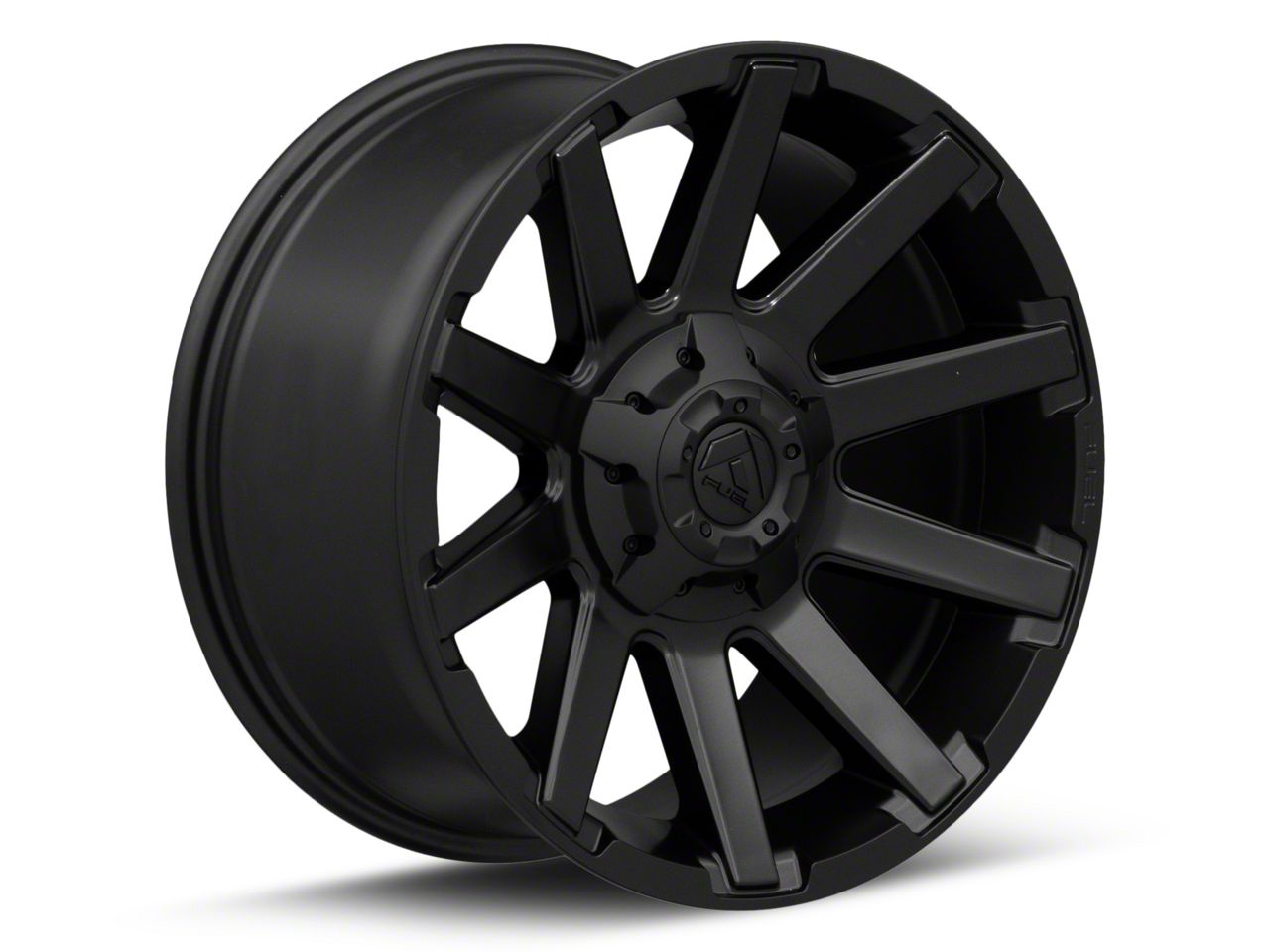 Fuel Wheels Contra Satin Black 6-Lug Wheel; 18×9; -12mm Offset (09-14 F-150)