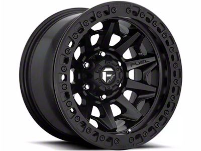 Fuel Wheels Covert Beadlock Matte Black 6-Lug Wheel; 17x9; -15mm Offset (09-14 F-150)