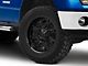 Fuel Wheels Darkstar Matte Black with Gloss Black Lip 6-Lug Wheel; 20x9; 1mm Offset (09-14 F-150)