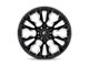 Fuel Wheels Flame Gloss Black Milled 6-Lug Wheel; 22x12; -44mm Offset (09-14 F-150)