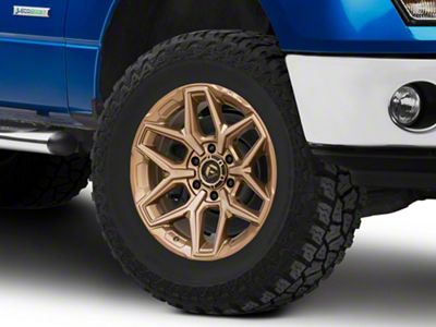 Fuel Wheels Flux Platinum Bronze 6-Lug Wheel; 18x9; 20mm Offset (09-14 F-150)