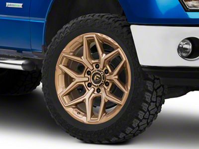 Fuel Wheels Flux Platinum Bronze 6-Lug Wheel; 22x10; -18mm Offset (09-14 F-150)