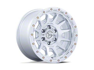 Fuel Wheels Fortress Gloss Silver with Machined Face 6-Lug Wheel; 17x8.5; 25mm Offset (09-14 F-150)