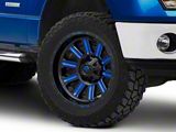 Fuel Wheels Hardline Gloss Black with Blue Tinted Clear 6-Lug Wheel; 20x9; 20mm Offset (09-14 F-150)