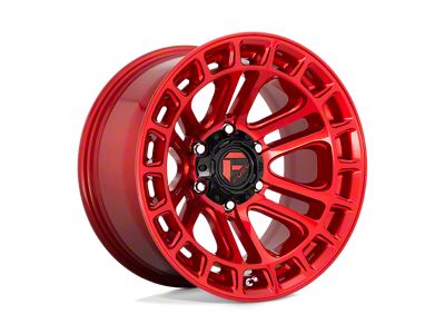 Fuel Wheels Heater Candy Red Machined 6-Lug Wheel; 17x9; -12mm Offset (09-14 F-150)