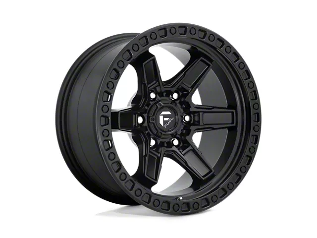 Fuel Wheels Kicker Matte Black 6-Lug Wheel; 18x9; -12mm Offset (09-14 F-150)