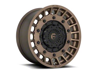 Fuel Wheels Militia Matte Bronze and Black 6-Lug Wheel; 17x9; 1mm Offset (09-14 F-150)