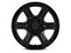Fuel Wheels Outrun Matte Black with Gloss Black Lip 6-Lug Wheel; 17x8.5; 18mm Offset (09-14 F-150)