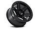 Fuel Wheels Outrun Matte Black with Gloss Black Lip 6-Lug Wheel; 17x8.5; 18mm Offset (09-14 F-150)