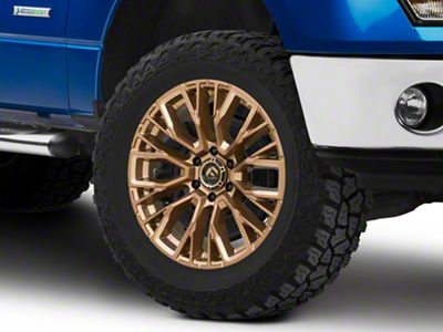 Fuel Wheels Rebar Platinum Bronze Milled 6-Lug Wheel; 20x10; -18mm Offset (09-14 F-150)