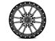 Fuel Wheels Rebel Matte Gunmetal with Black Bead Ring 6-Lug Wheel; 17x9; 1mm Offset (09-14 F-150)