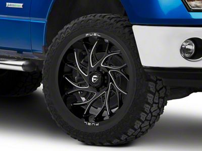 Fuel Wheels Runner Gloss Black Milled 6-Lug Wheel; 24x11; 0mm Offset (09-14 F-150)