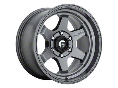 Fuel Wheels Shok Matte Anthracite 6-Lug Wheel; 17x9; 1mm Offset (09-14 F-150)