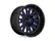 Fuel Wheels Stroke Gloss Black with Blue Tinted Clear 6-Lug Wheel; 18x9; -12mm Offset (09-14 F-150)