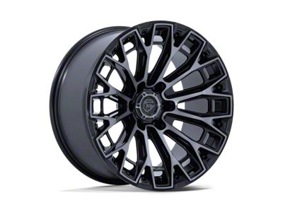 Fuel Wheels Trax Gloss Black Machined Face Dark Tinted Clear 6-Lug Wheel; 20x9; 20mm Offset (09-14 F-150)