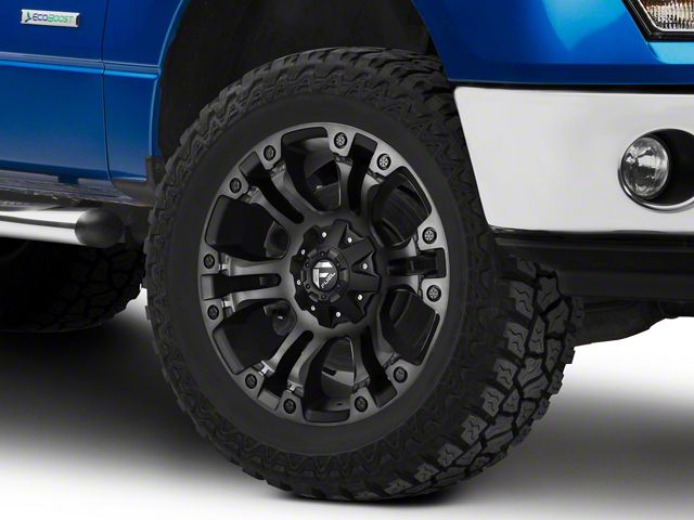 Fuel Wheels Vapor Matte Black Double Dark Tint 6-Lug Wheel; 20x10; -18mm Offset (09-14 F-150)