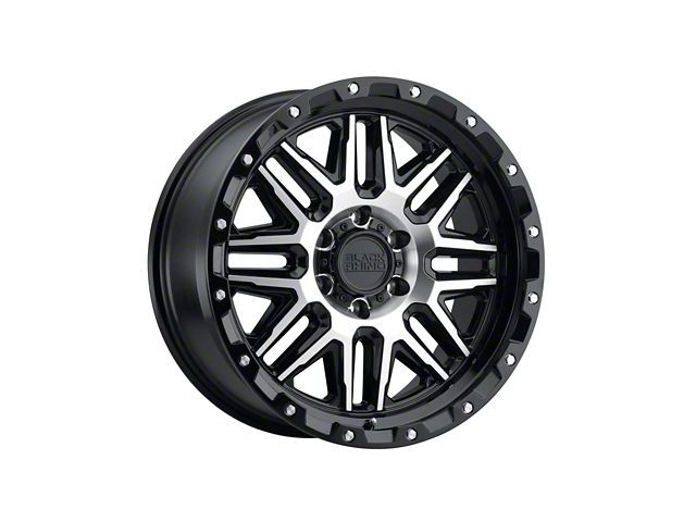 Fuel Wheels Alamo Gloss Black Machined 5-Lug Wheel; 18x9; 2mm Offset (09-18 RAM 1500)