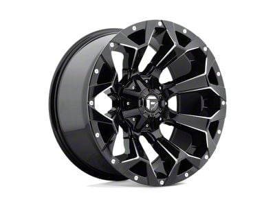 Fuel Wheels Assault Gloss Black Milled 5-Lug Wheel; 20x9; 20mm Offset (09-18 RAM 1500)
