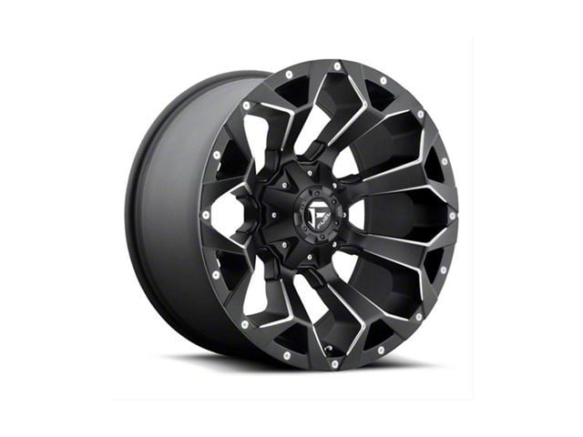 Fuel Wheels Assault Matte Black Milled 5-Lug Wheel; 20x12; -43mm Offset (09-18 RAM 1500)