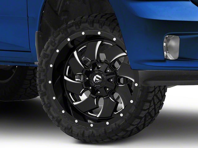 Fuel Wheels Cleaver Gloss Black Milled 5-Lug Wheel; 22x10; -18mm Offset (09-18 RAM 1500)