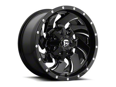 Fuel Wheels Cleaver Gloss Black Milled 5-Lug Wheel; 22x12; -44mm Offset (09-18 RAM 1500)