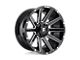 Fuel Wheels Contra Gloss Black Milled 5-Lug Wheel; 22x12; -44mm Offset (09-18 RAM 1500)