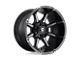 Fuel Wheels Coupler Matte Black Double Dark Tint 5-Lug Wheel; 17x9; -12mm Offset (09-18 RAM 1500)