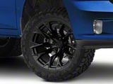 Fuel Wheels Flame Blackout 5-Lug Wheel; 20x9; 1mm Offset (09-18 RAM 1500)