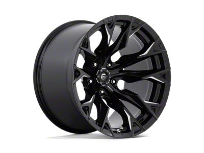 Fuel Wheels Flame Gloss Black Milled 5-Lug Wheel; 20x12; -44mm Offset (09-18 RAM 1500)