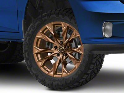 Fuel Wheels Flame Platinum Bronze 5-Lug Wheel; 20x9; 1mm Offset (09-18 RAM 1500)