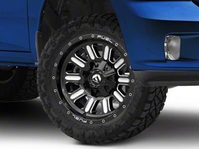 Fuel Wheels Hardline Gloss Black Milled 5-Lug Wheel; 20x12; -44mm Offset (09-18 RAM 1500)