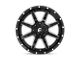 Fuel Wheels Maverick Gloss Black Milled 5-Lug Wheel; 22x10; 10mm Offset (09-18 RAM 1500)