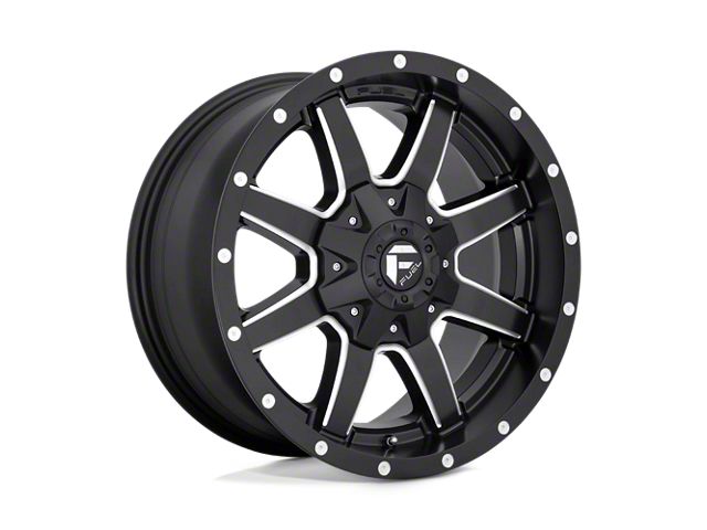 Fuel Wheels Maverick Matte Black Milled 5-Lug Wheel; 24x14; -75mm Offset (09-18 RAM 1500)