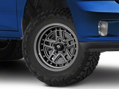 Fuel Wheels Nitro Matte Gunmetal 5-Lug Wheel; 17x9; -12mm Offset (09-18 RAM 1500)