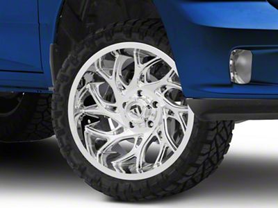 Fuel Wheels Runner Chrome 5-Lug Wheel; 22x10; -18mm Offset (09-18 RAM 1500)