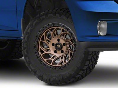 Fuel Wheels Runner OR Bronze with Black Ring 5-Lug Wheel; 17x9; -12mm Offset (09-18 RAM 1500)