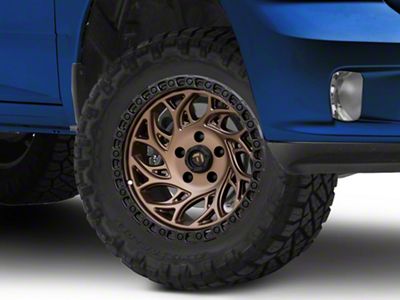 Fuel Wheels Runner OR Bronze with Black Ring 5-Lug Wheel; 18x9; -12mm Offset (09-18 RAM 1500)