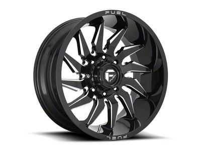 Fuel Wheels Saber Gloss Black Milled 5-Lug Wheel; 20x10; -18mm Offset (09-18 RAM 1500)