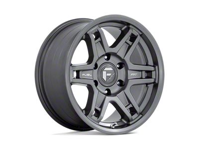 Fuel Wheels Slayer Matte Gunmetal 5-Lug Wheel; 17x9; -38mm Offset (09-18 RAM 1500)