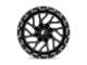 Fuel Wheels Triton Gloss Black Milled 5-Lug Wheel; 24x12; -44mm Offset (09-18 RAM 1500)