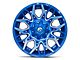 Fuel Wheels Twitch Anodized Blue Milled 5-Lug Wheel; 20x10; -18mm Offset (09-18 RAM 1500)