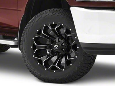 Fuel Wheels Assault Gloss Black Milled 8-Lug Wheel; 20x9; 20mm Offset (10-18 RAM 2500)