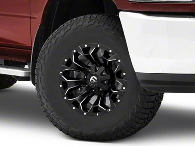 Fuel Wheels Assault Matte Black Milled 8-Lug Wheel; 17x9; 1mm Offset (10-18 RAM 2500)